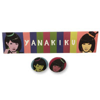 YANAKIKU | YANAKIKUステッカー&缶バッジセット