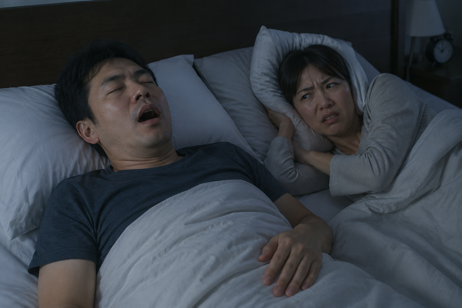 いびき。ぐっすり眠っているのは勘違いかも？