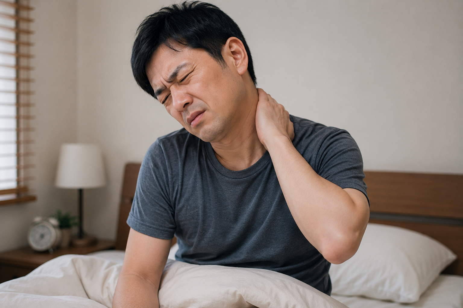 寝違えた！その首の痛み、まず揉むべき？
