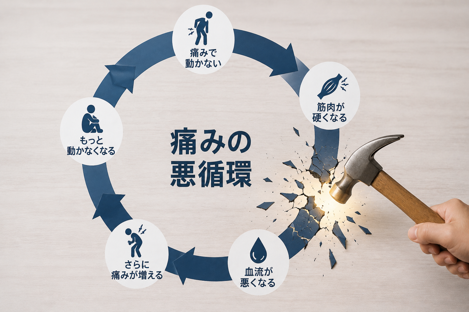 痛み止めはその場しのぎだから意味ない？という誤解
