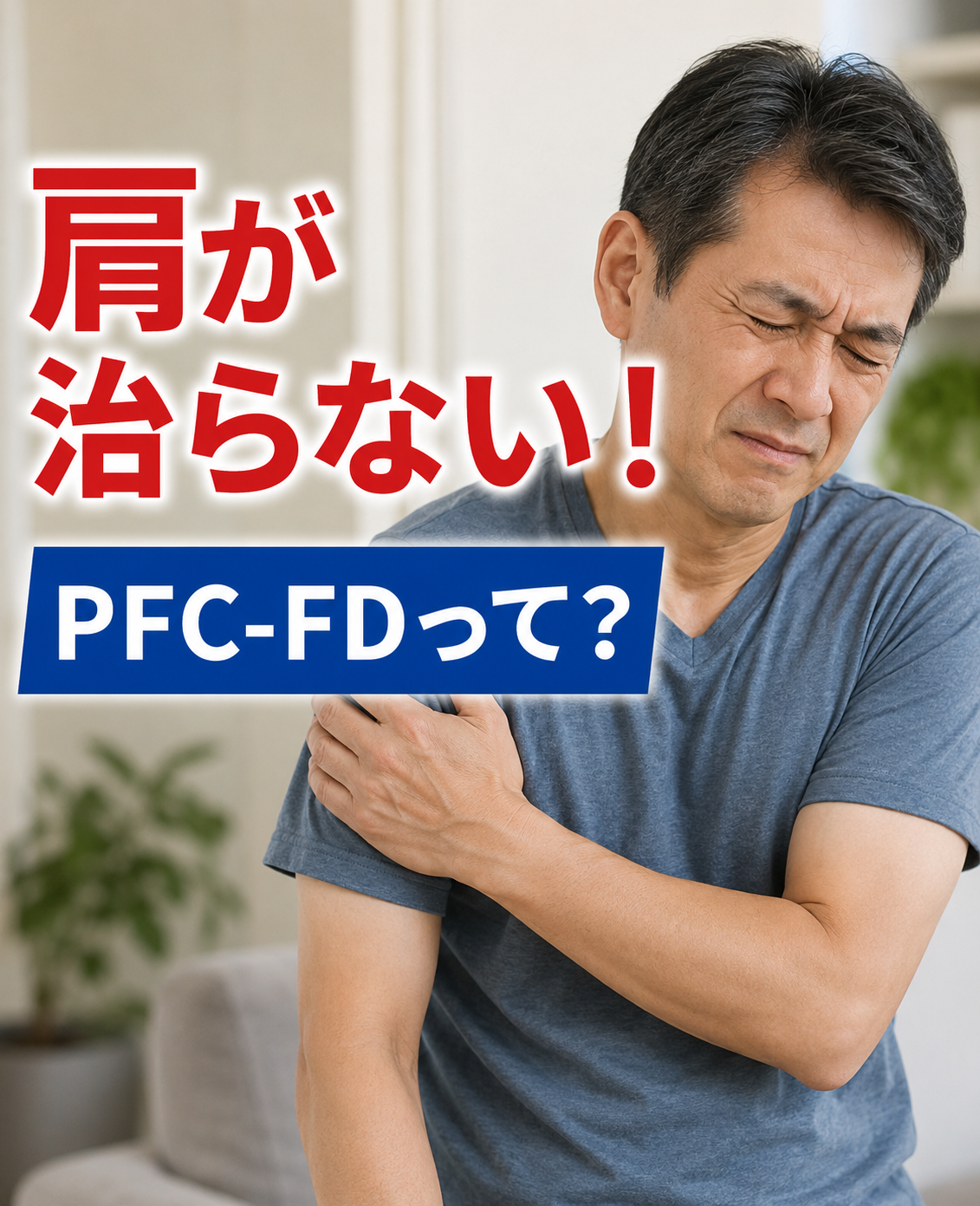 私の肩痛にPFC -FDは効果ある？ペインクリニックで治療する意味