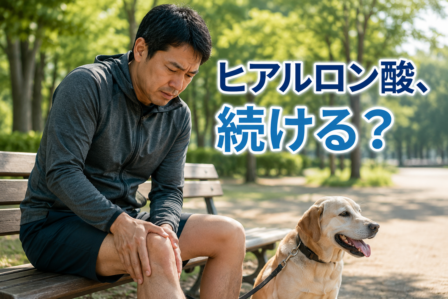 ヒアルロン酸を続けても膝が痛い…PFC-FDとは何が違う?
