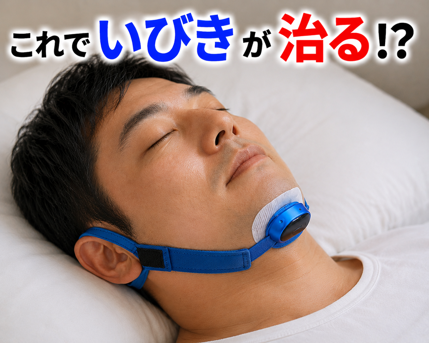 いびきベルトや振動デバイスでいびきは治りますか？