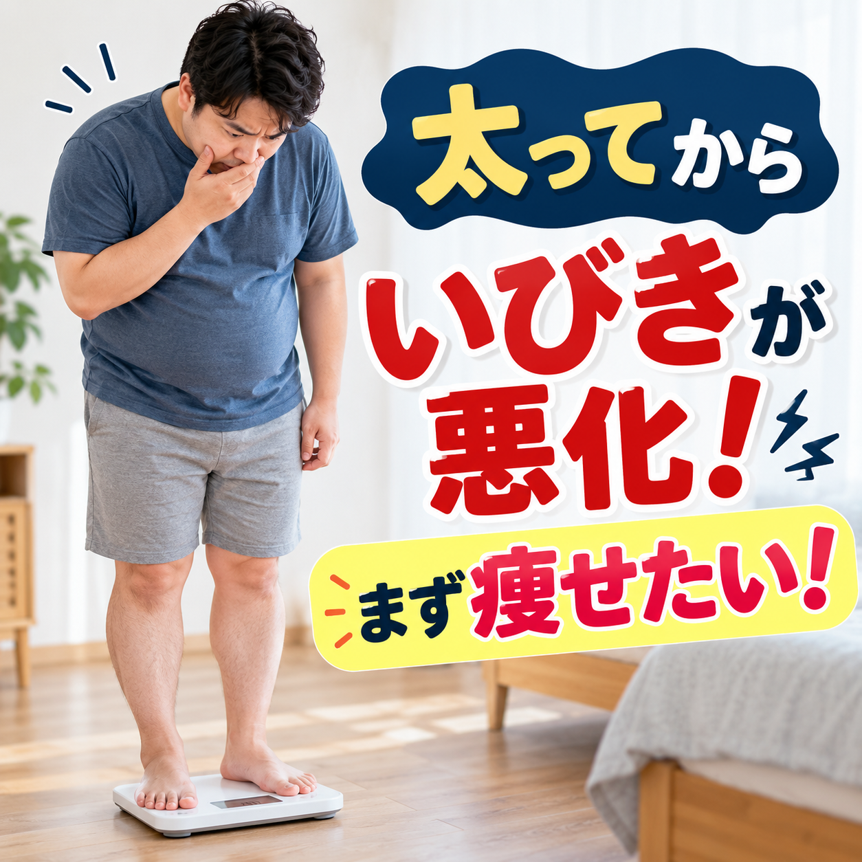 まず痩せたい！太ってからいびきが悪化！藤沢ソーマクリニックのメディカルダイエット