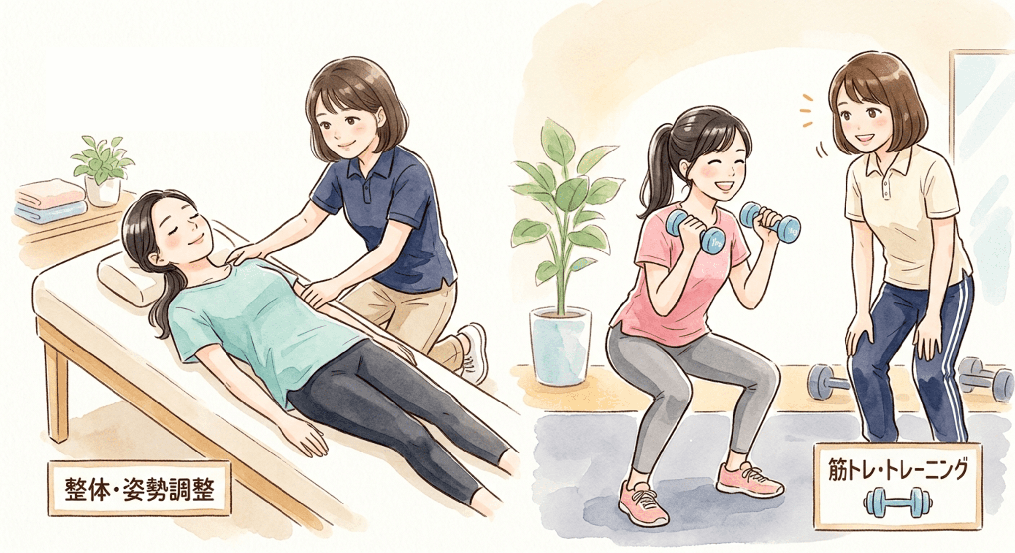 【整体】筋トレの前に取り入れたい「整体」