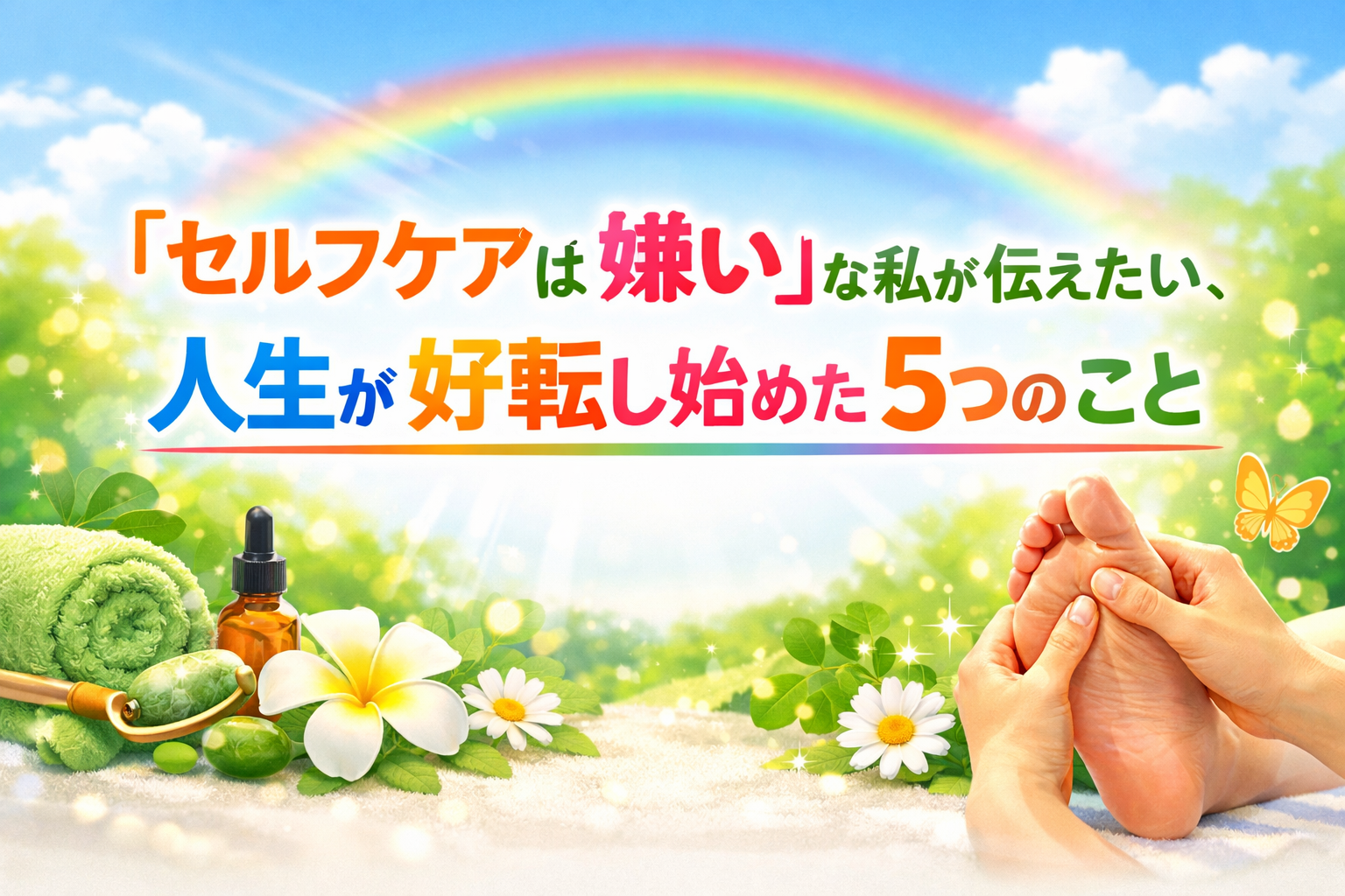 「セルフケアは嫌い」な私が伝えたい、人生が好転し始めた5つのこと