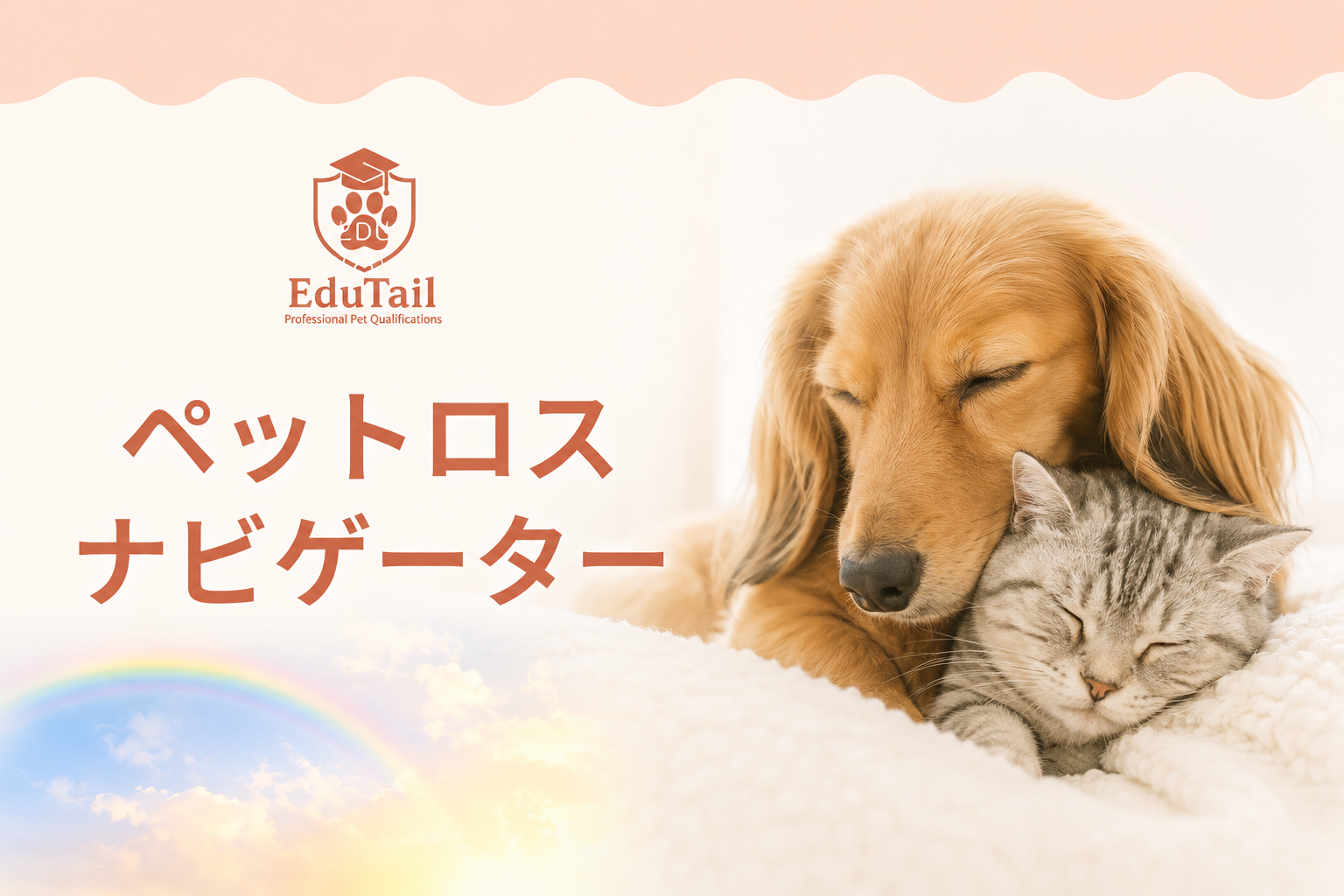 ペットロスナビゲーター｜愛犬・愛猫との別れと心のケアを自宅で学べるペット資格