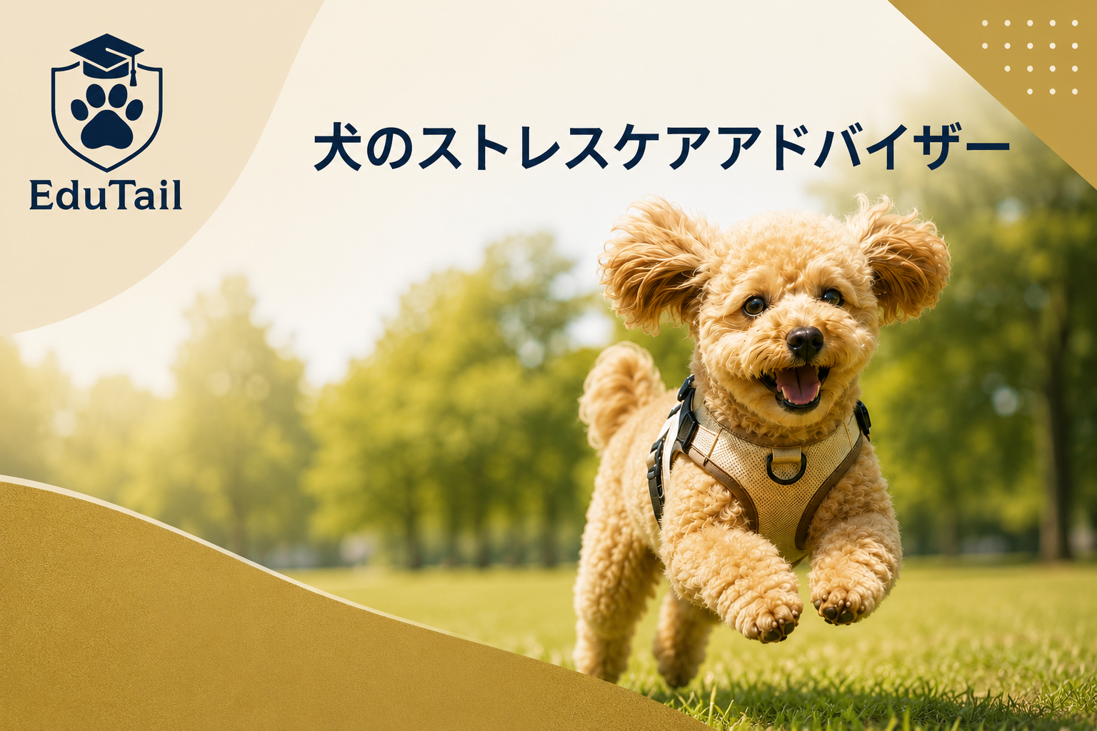 犬のストレスケアアドバイザー｜犬のストレスサイン・原因・ケアを自宅で学べる犬の資格