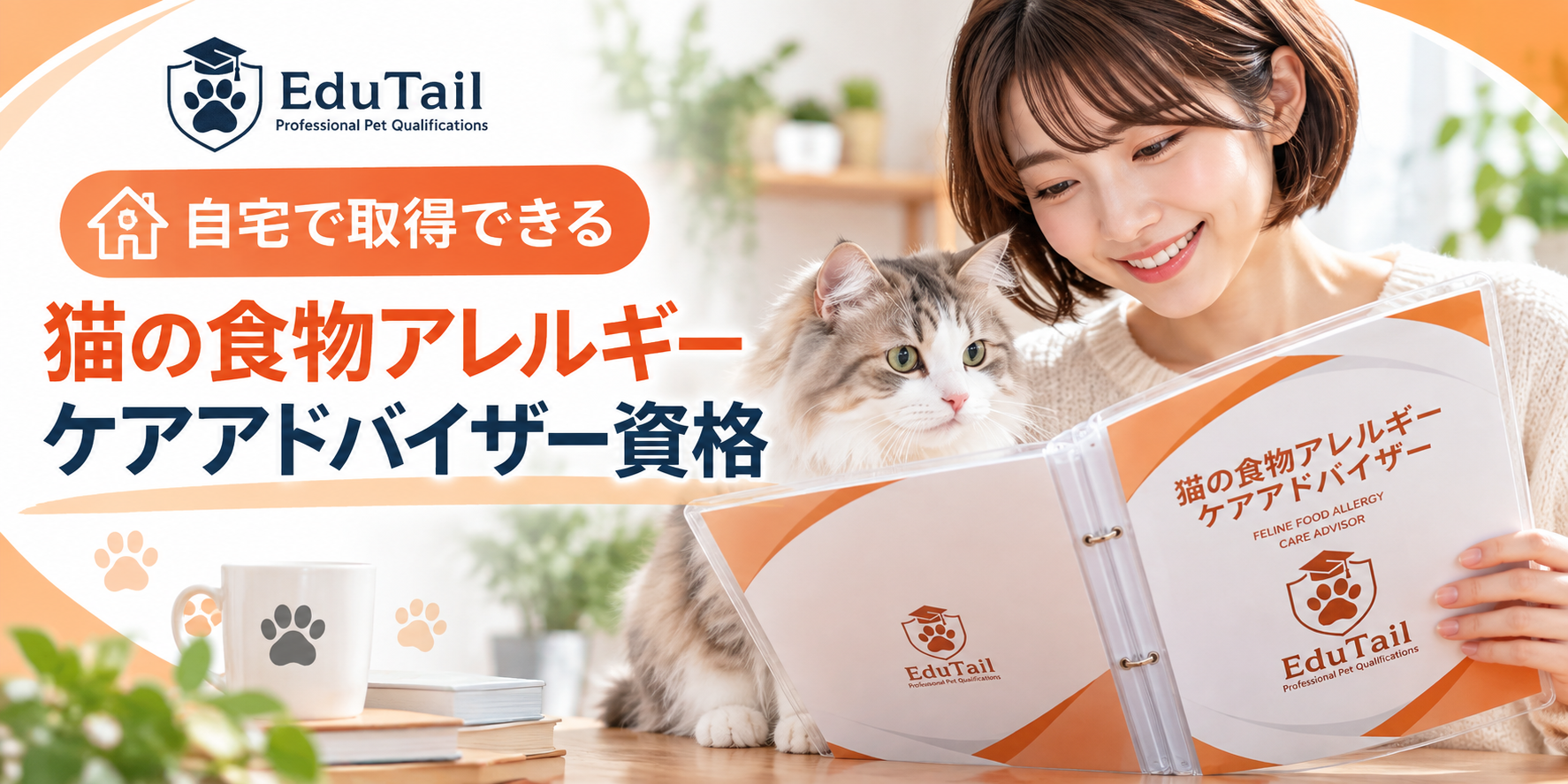 猫の食物アレルギーケアアドバイザー｜猫の食物アレルギー・食事管理を自宅で学べる資格