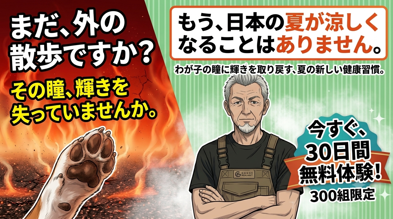 もう、日本の夏が涼しくなることはありません。わが子の本能を解放する「夏の新しい健康習慣」とは？