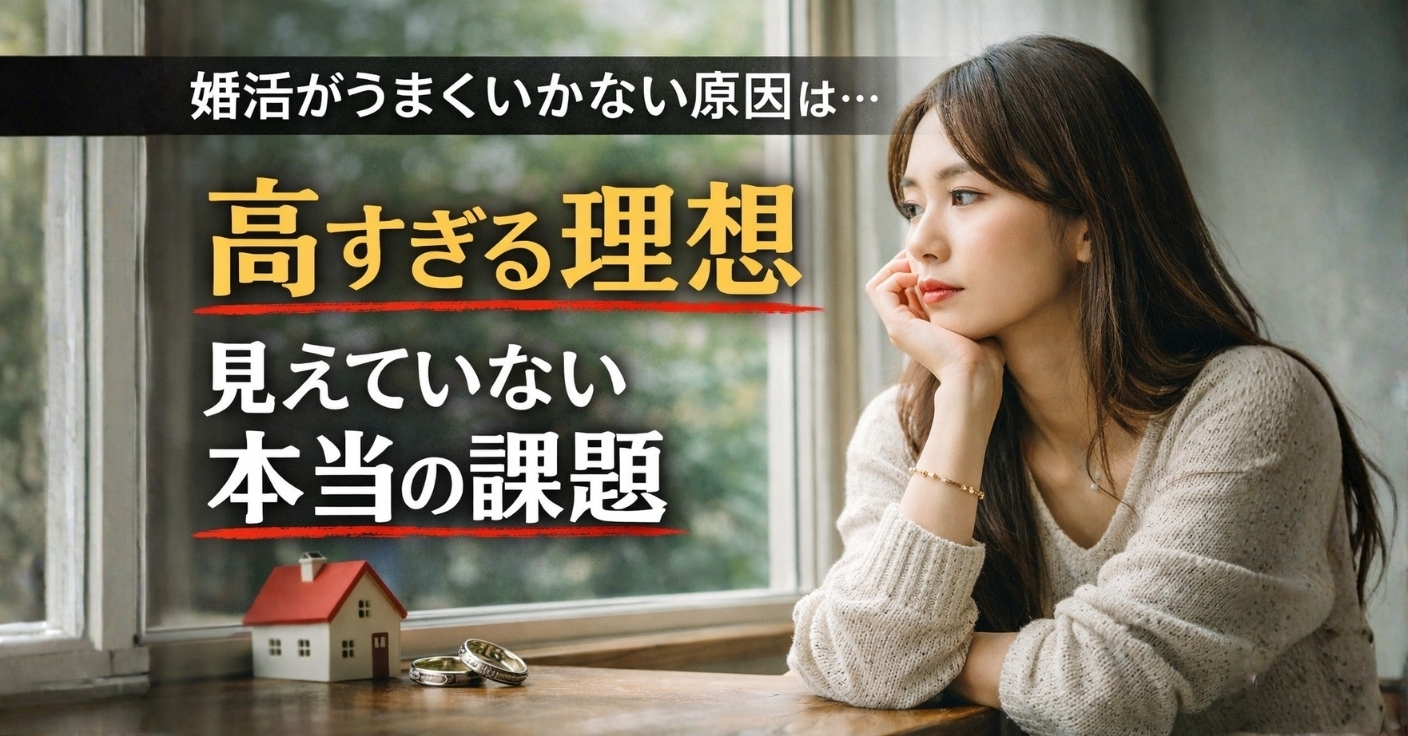 婚活ストレスの原因は「理想の高さ」だった？結婚できない人が見落としている本当の問題