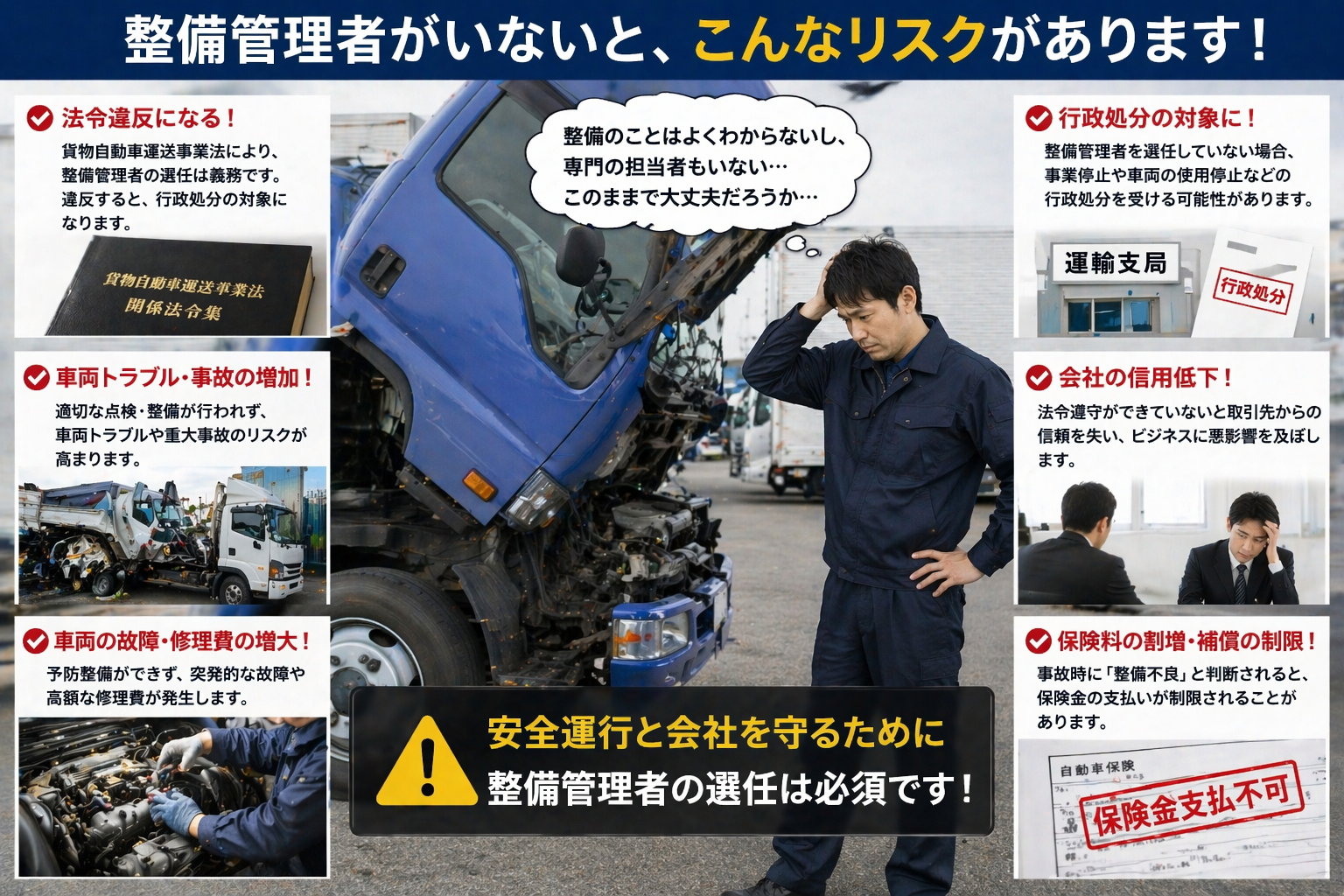 整備管理者がいない時