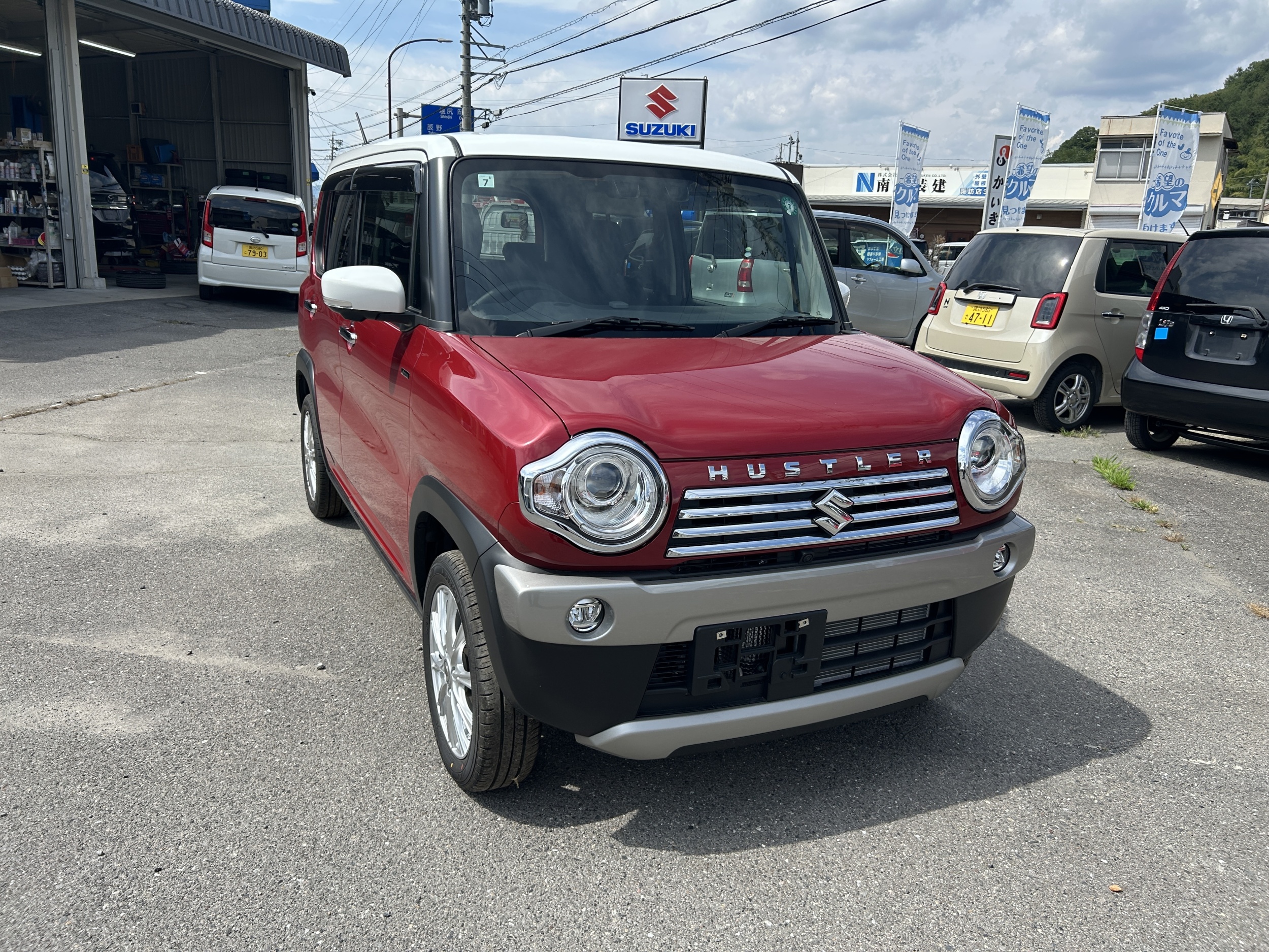 【低走行で安心】スズキ ハスラー 4WD 平成29年登録車・車検付き