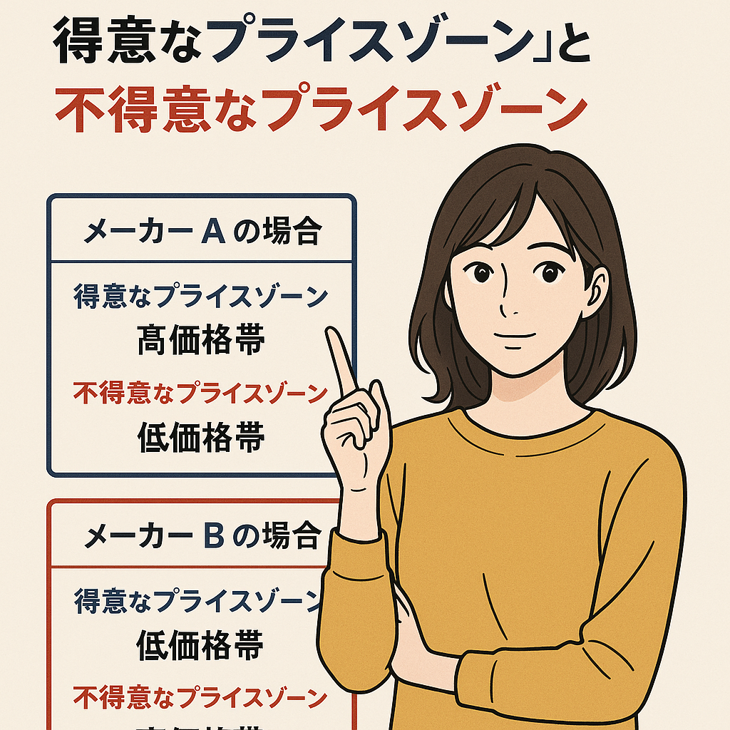 住宅設備メーカーは得意なプライスゾーンと不得意なプライスゾーンがある