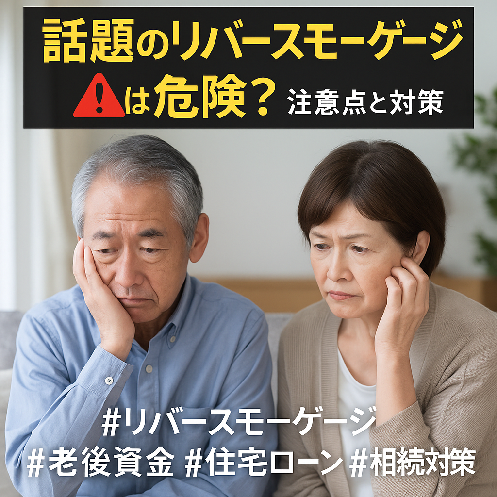 話題のリバースモーゲージは危険？注意点と対策