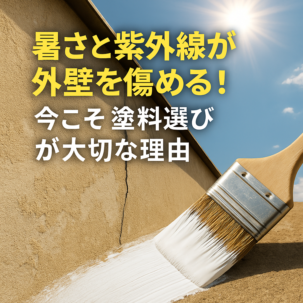 紫外線に強い外壁塗装は？