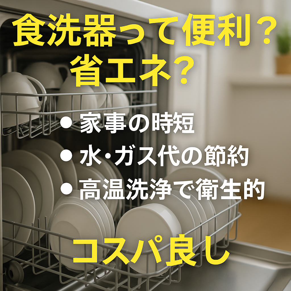 食洗器って本当に要るの？知れば分かる超便利で省エネ