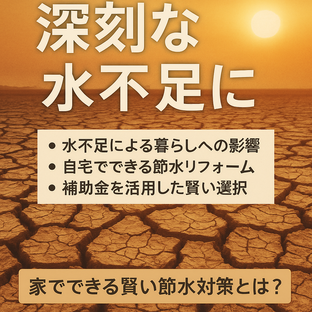 深刻な水不足に