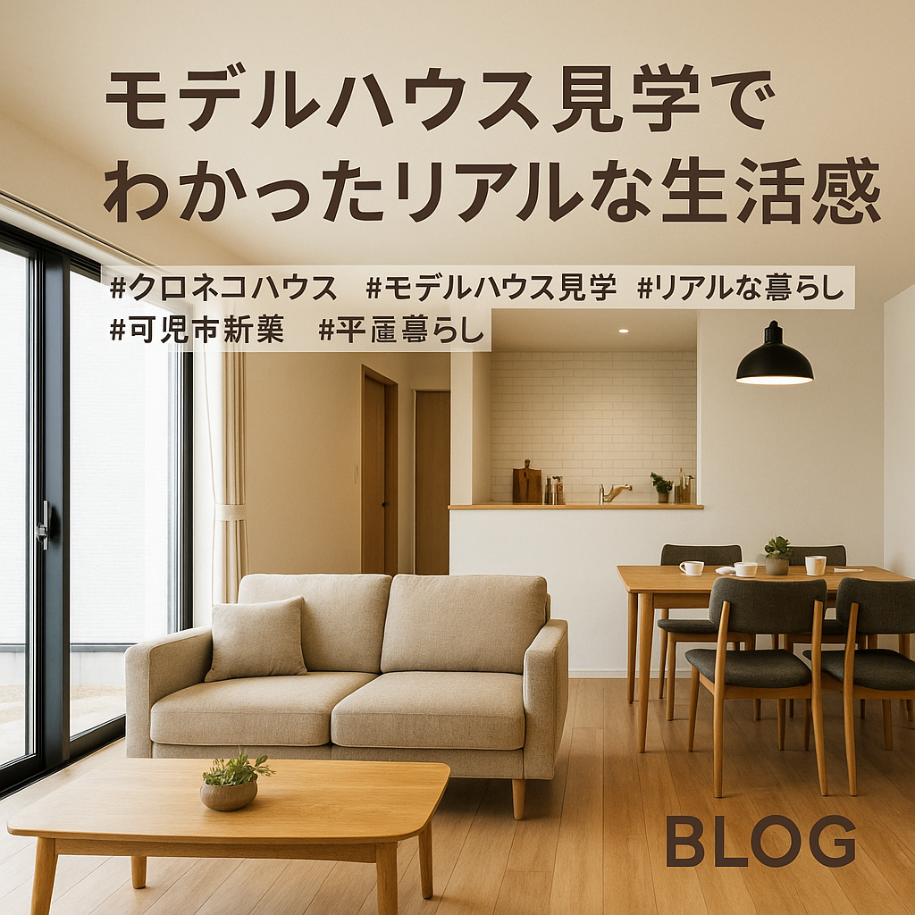 モデルハウス見学でわかったリアルな生活感