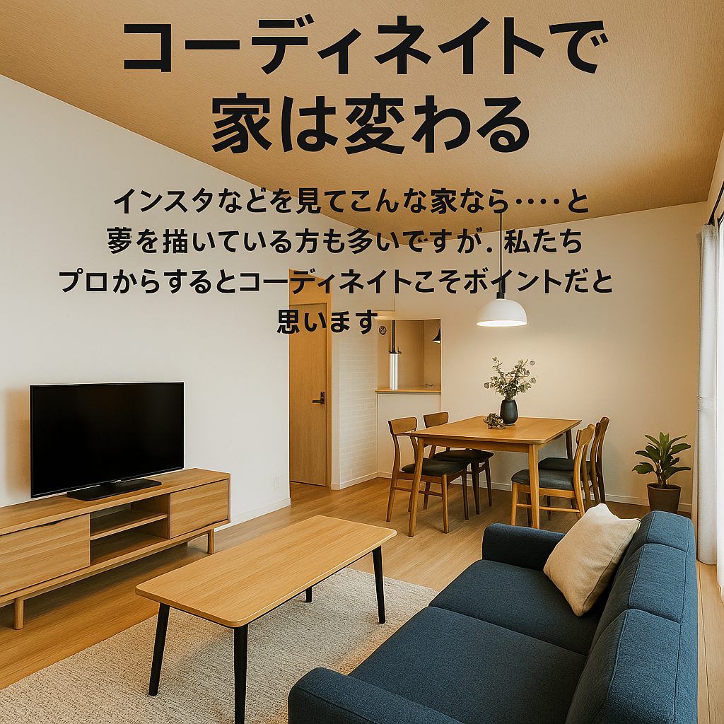コーディネイトで家は変わる