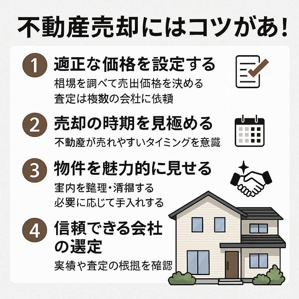 不動産売却にはコツがある