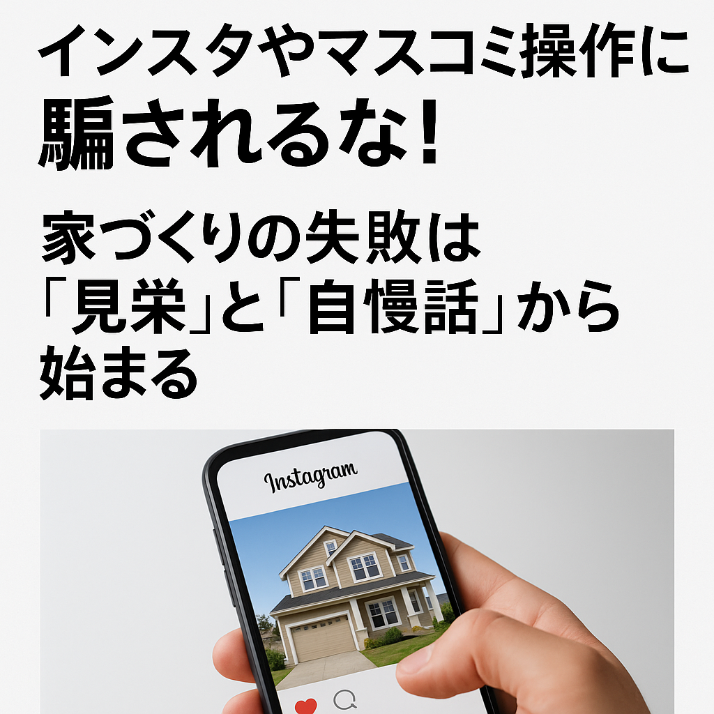 インスタやマスコミ操作で騙されるな！