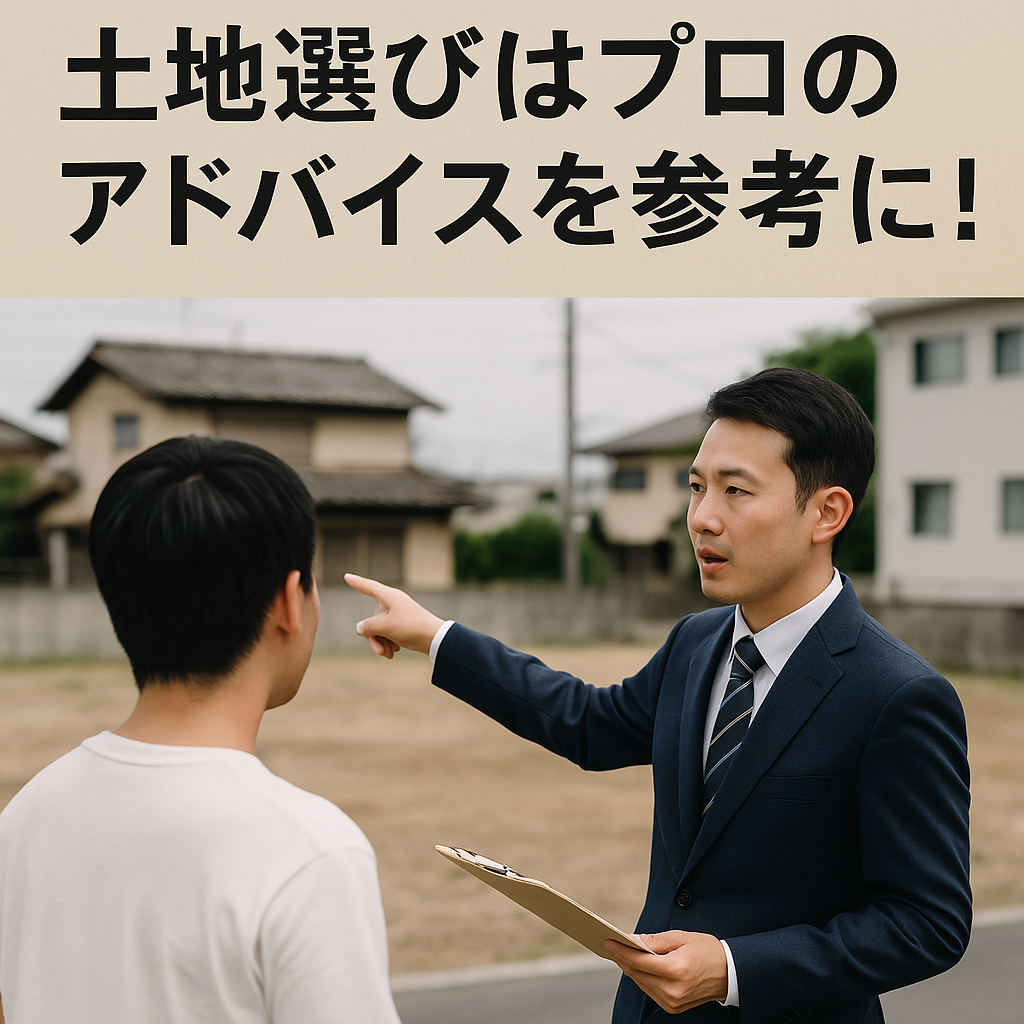 土地選びはプロのアドバイスを参考に!