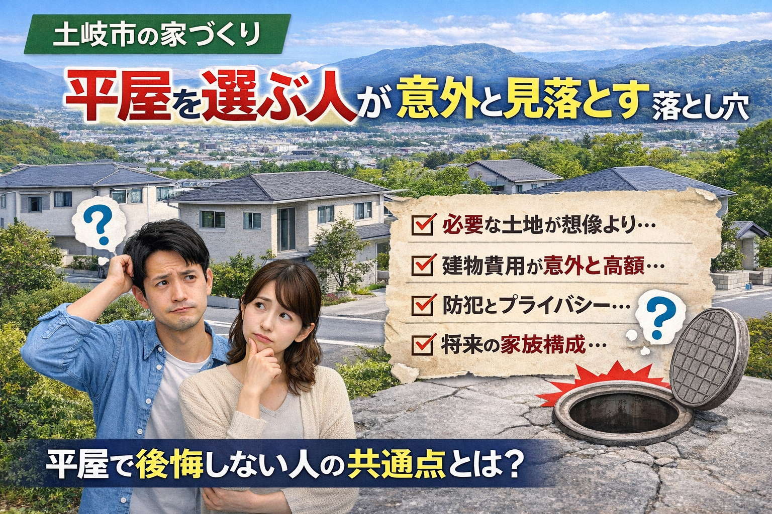 土岐市で平屋を選ぶ人が意外と見落とす落とし穴
