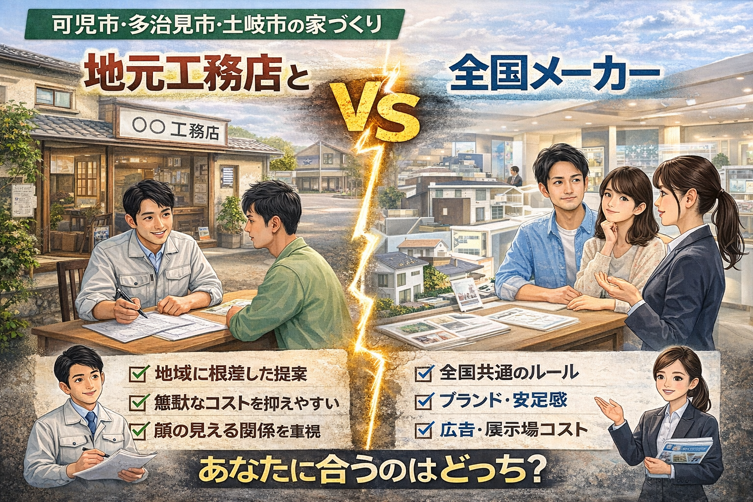 地元工務店と全国メーカーの「決定的な違い」