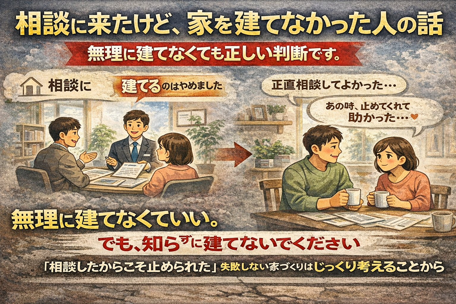 「相談に来たけど、家を建てなかった人の話」