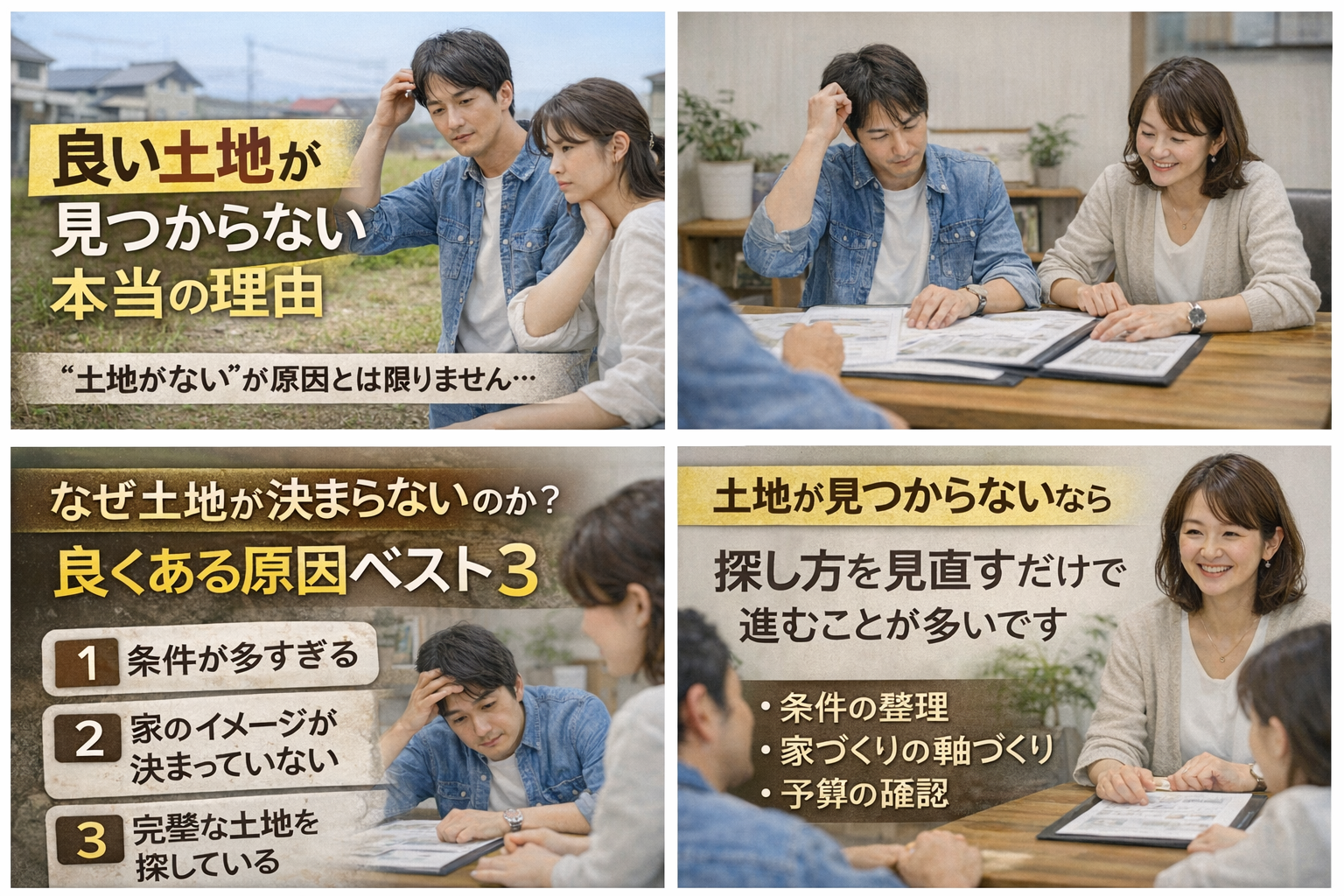 良い土地が見つからない本当の理由 土岐市・多治見市・可児市・御嵩町で土地探しが止まる人の共通点