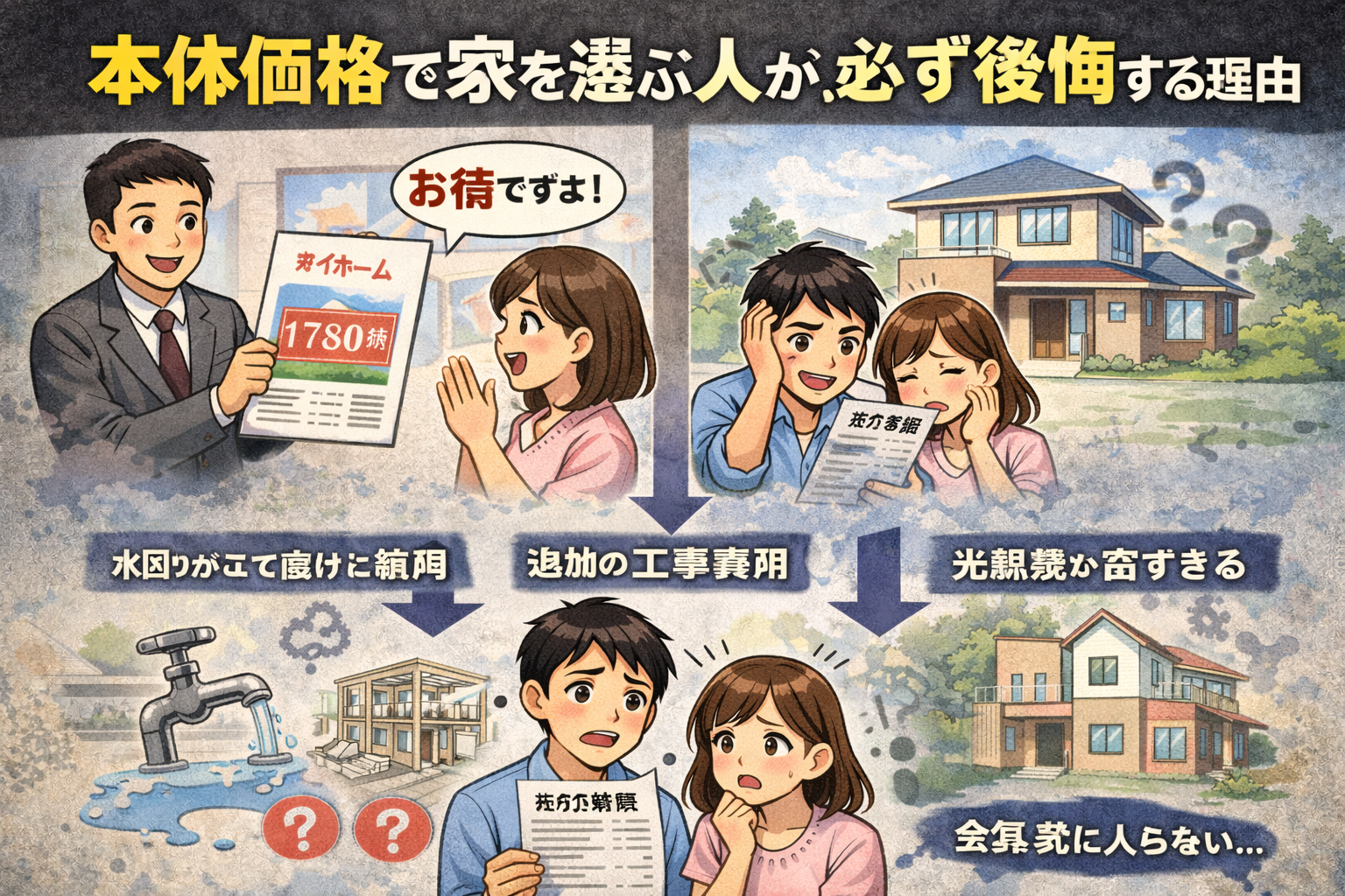 本体価格で家を選ぶ人が、必ず後悔する理由