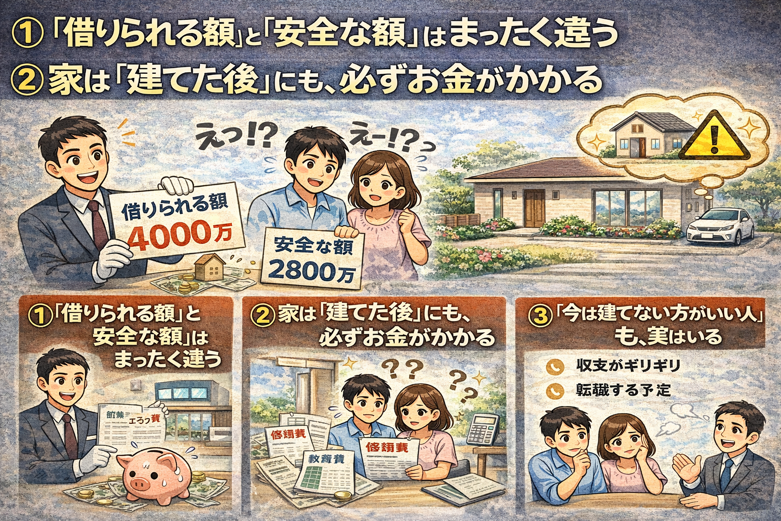 住宅営業が“最初に教えてくれない”3つのこと