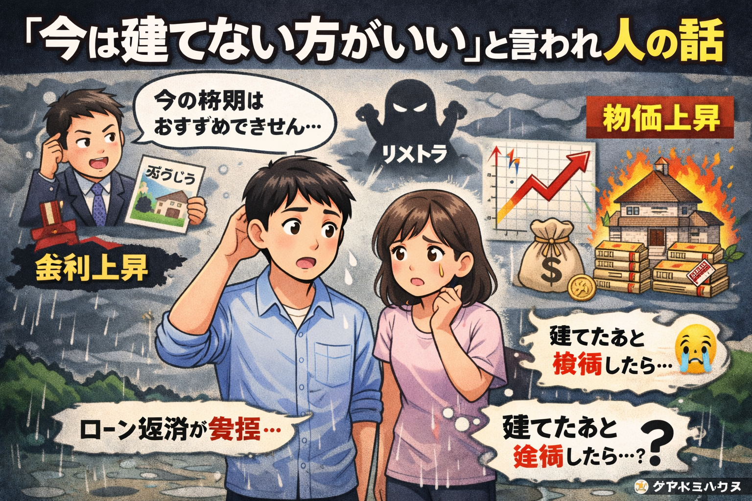 「今は建てない方がいい」と言われた人の話