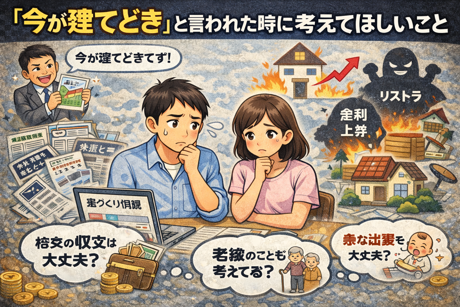 「今が建てどき」と言われた時に考えてほしいこと