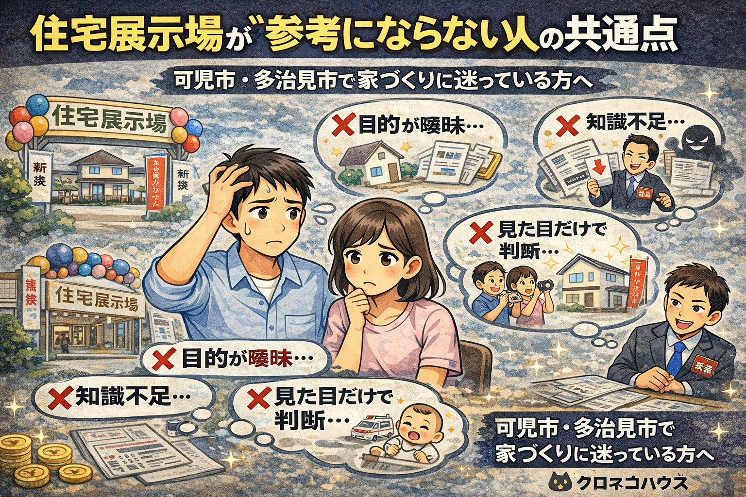 住宅展示場が“参考にならない人”の共通点 可児市・多治見市で家づくりに迷っている方へ