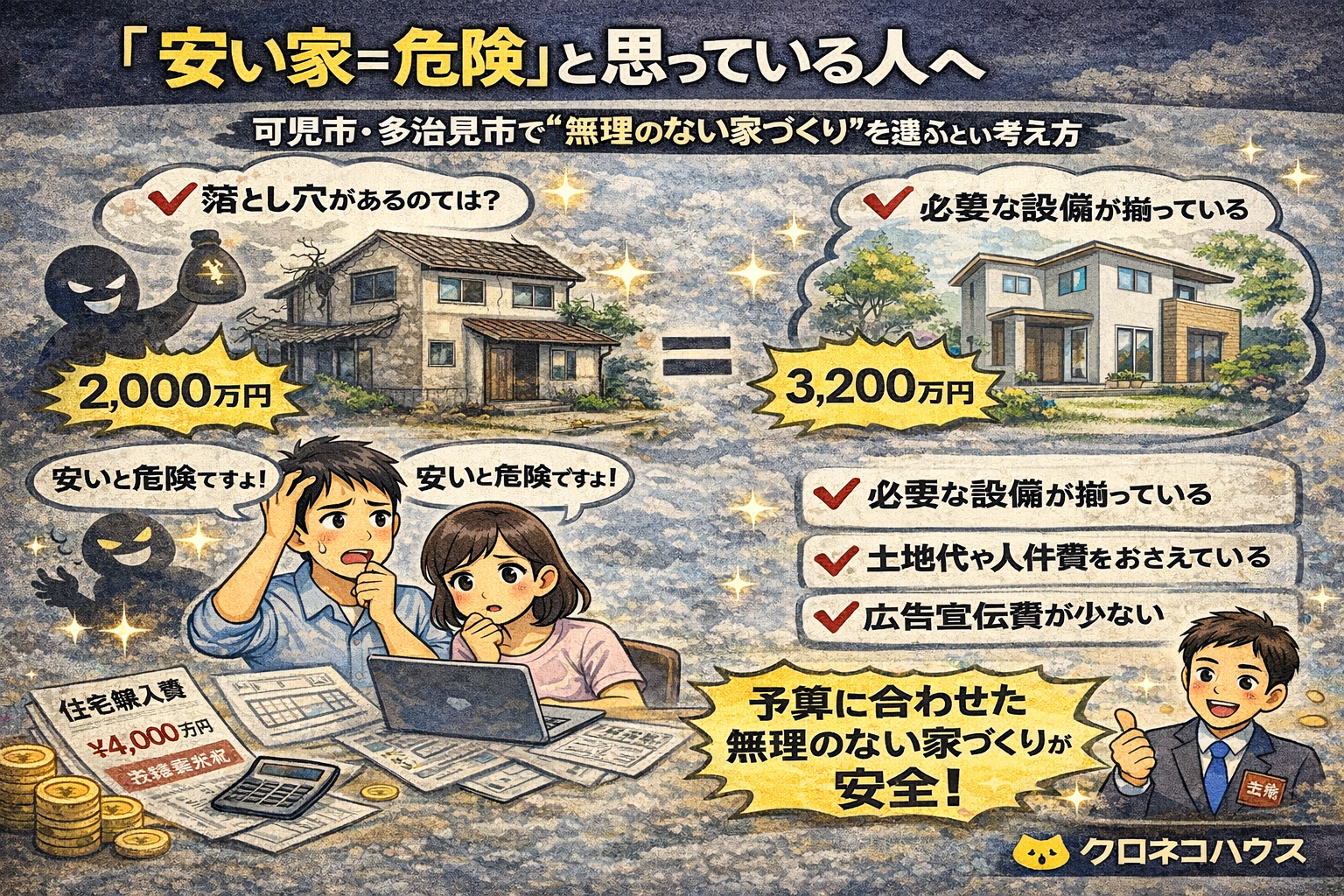 「安い家＝危険」と思っている人へ 可児市・多治見市で“無理のない家づくり”を選ぶという考え方