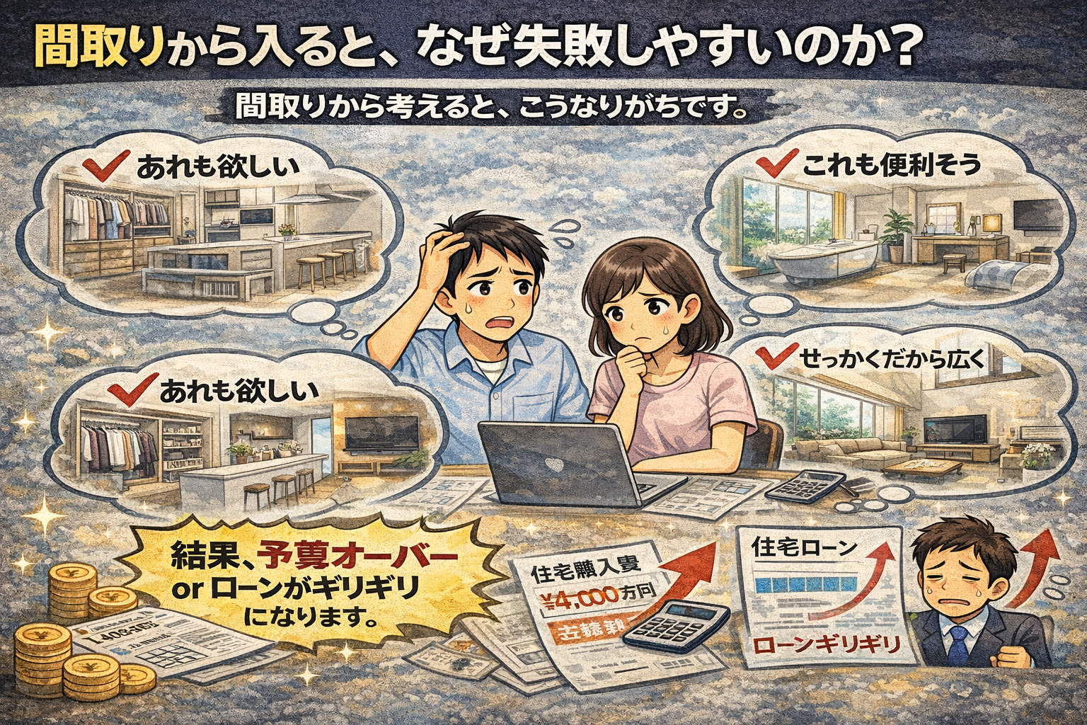 家づくりで「間取り」を最初に考えてはいけない理由 可児市・多治見市で失敗しない人が必ず守っている順番