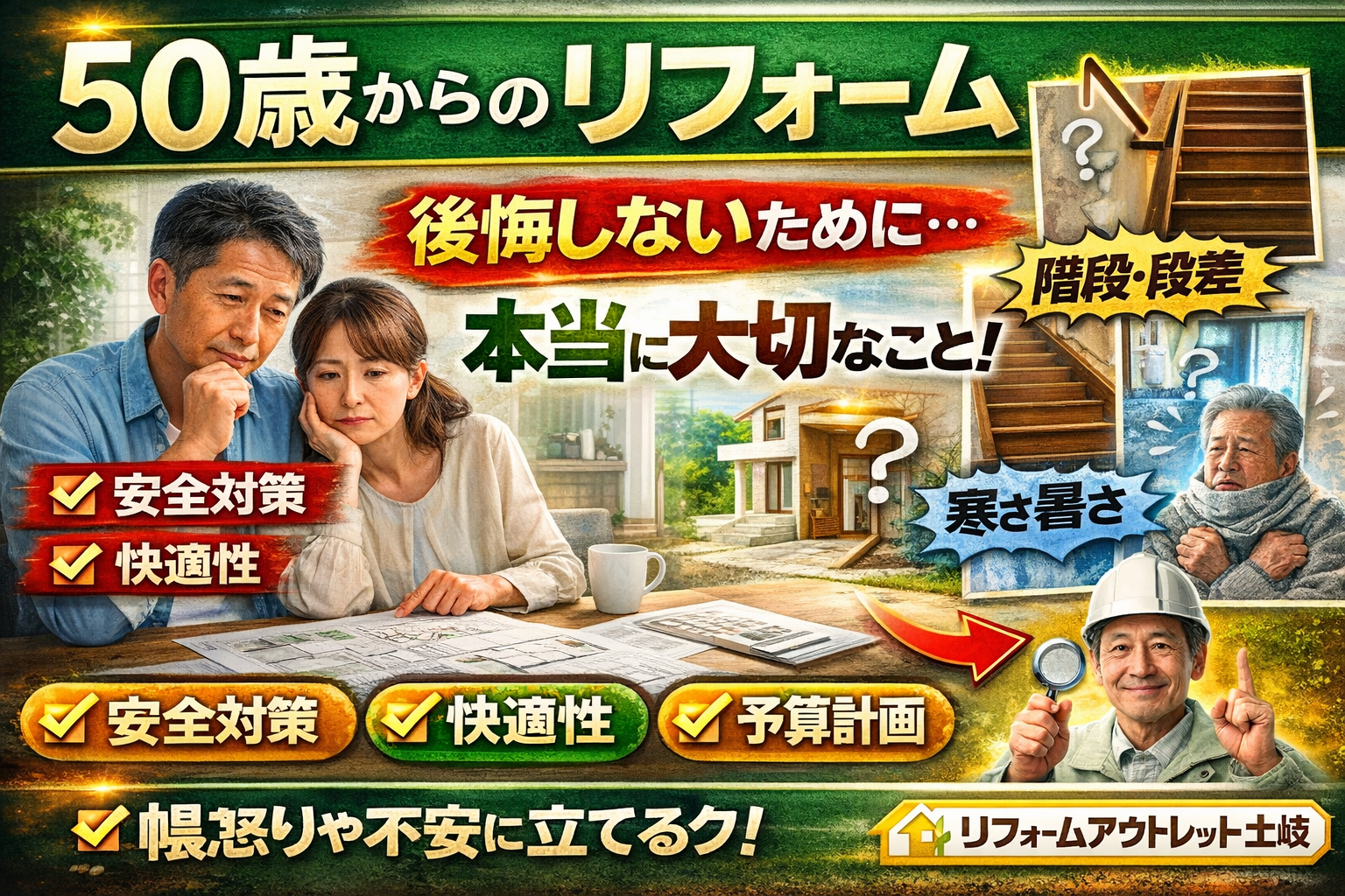 50歳からのリフォームで大切な事リフォームアウトレット土岐最新YouTube