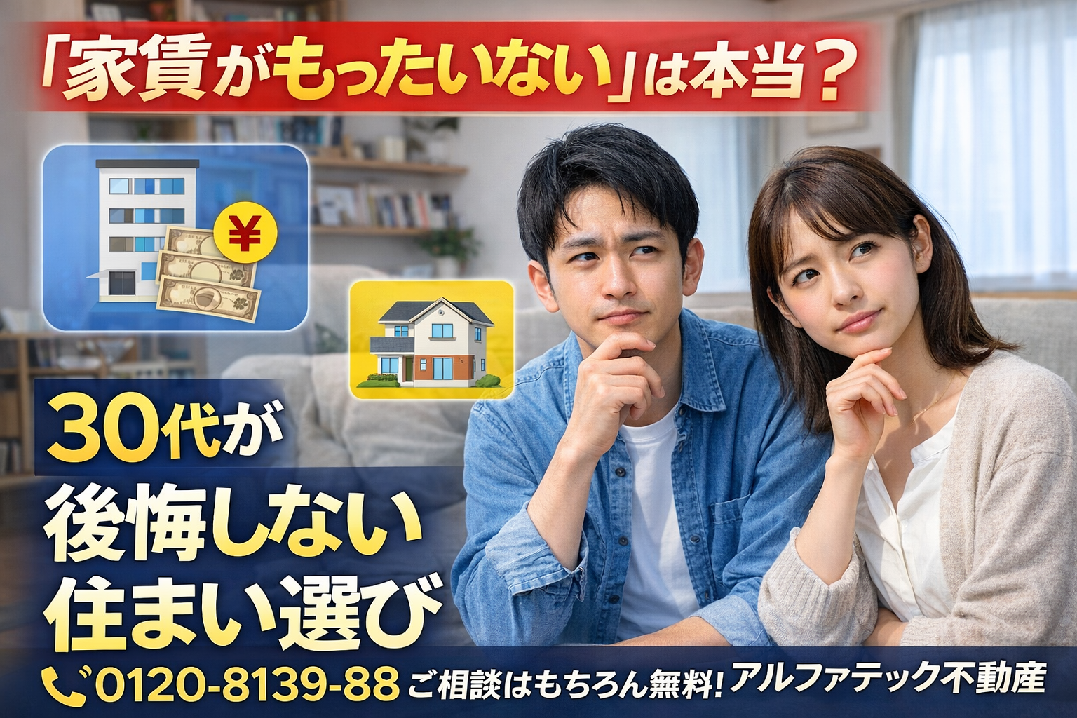 可児市・多治見市で「家賃がもったいない」は本当?30代が後悔しない住まいの考え方