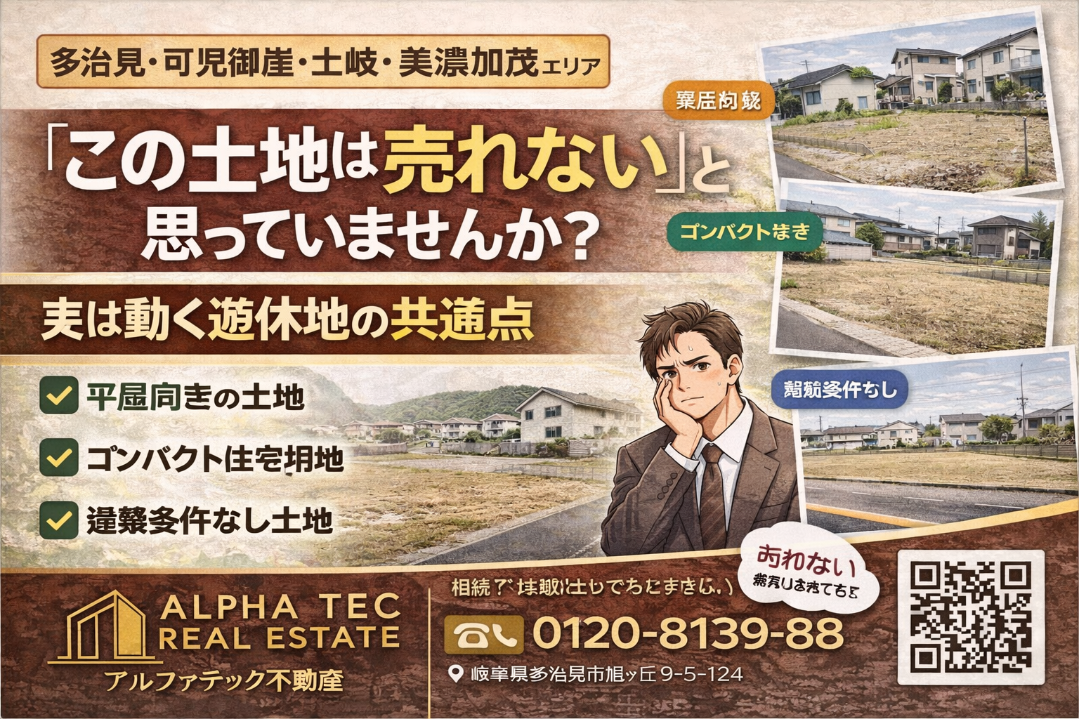 【多治見・可児御嵩・土岐・美濃加茂】 「この土地は売れない」と思っていませんか？実は動く遊休地の共通点