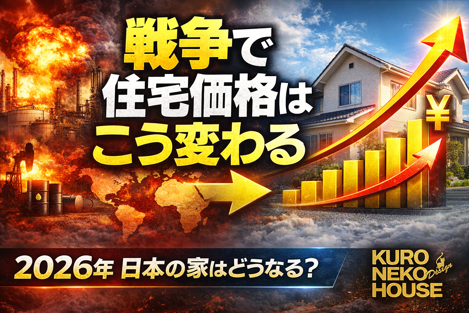 紛争で住宅価格はどう変わる？