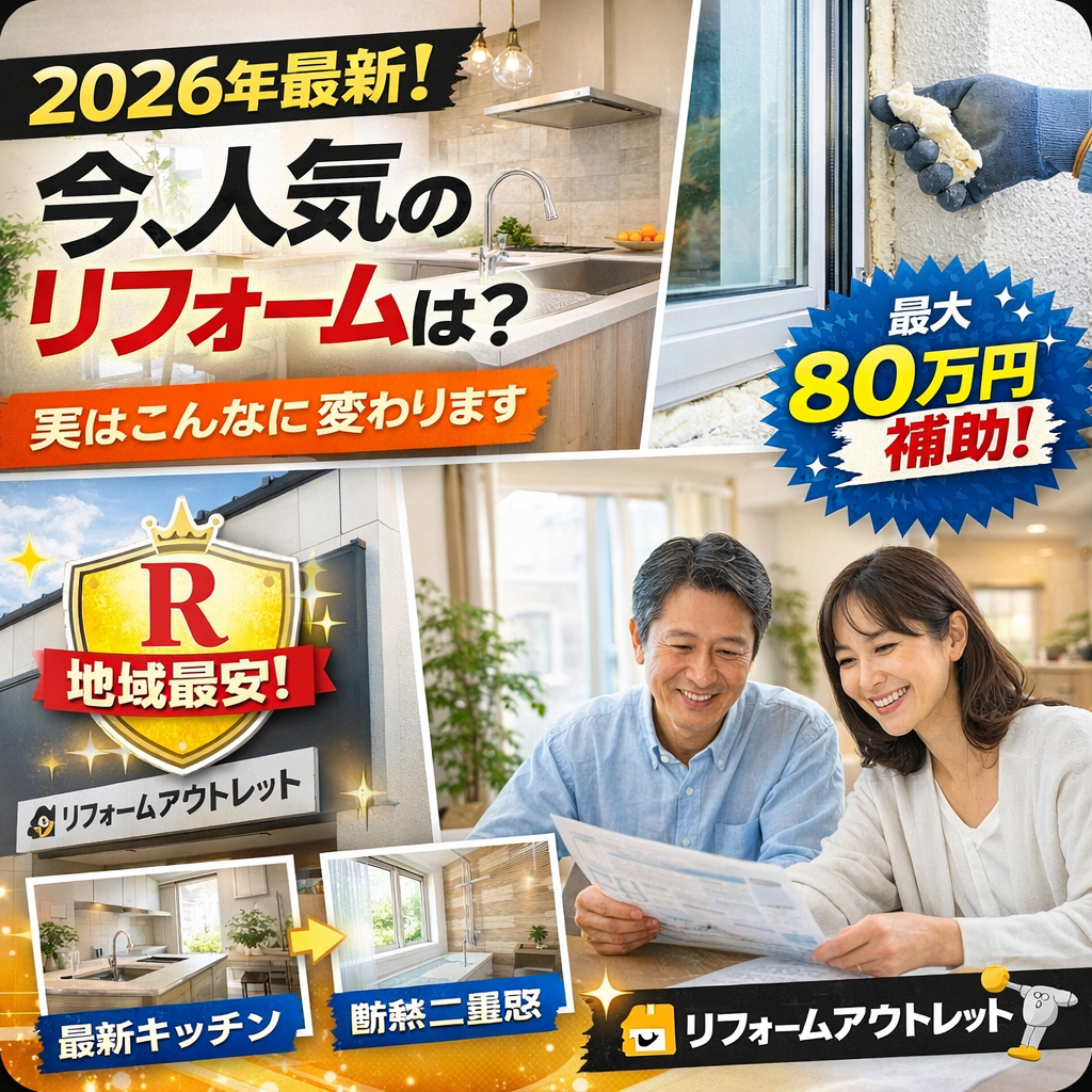 リフォームアウトレットが現場で感じる“本当に選ばれている工事”