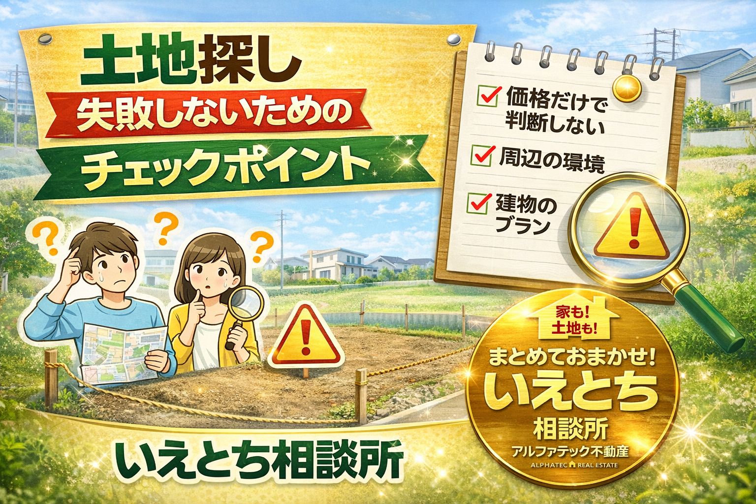 ② 土地探しで失敗しないために知っておきたいポイント