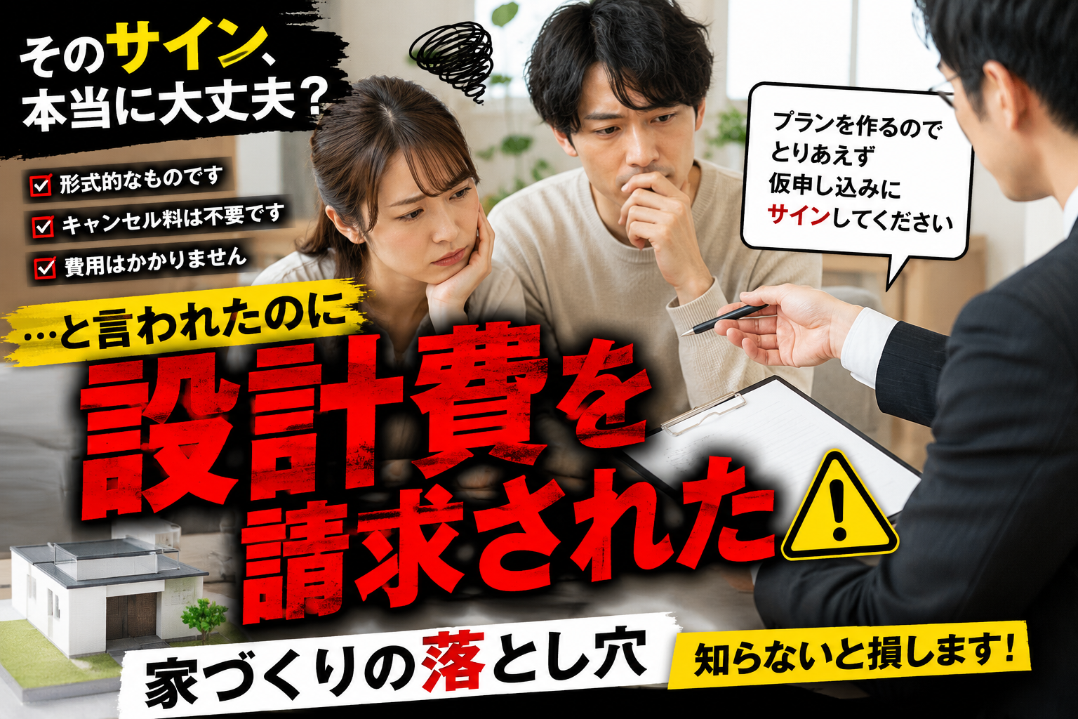 取り敢えずサインは危険
