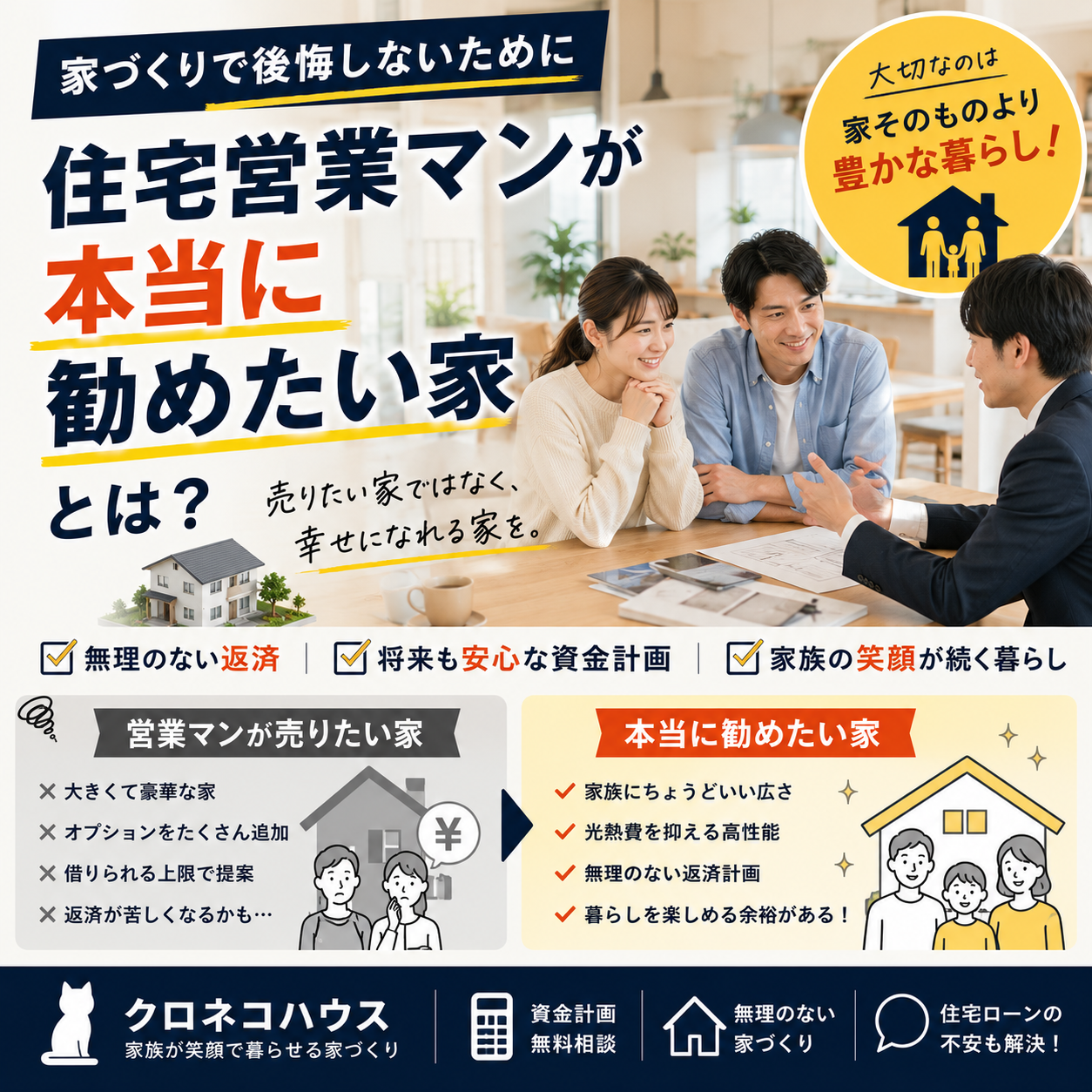 祝６００回ブログ「住宅営業マンが本当に勧めたい家とは？」