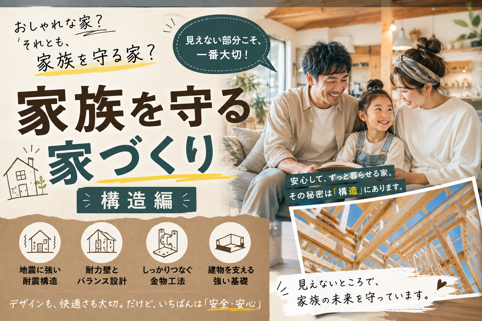 家族を守る家づくり【構造編】