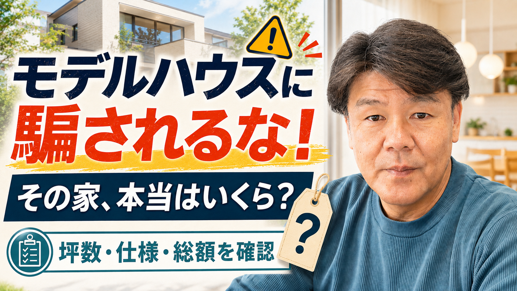 モデルハウスに騙されるな！その家、本当はいくらですか？