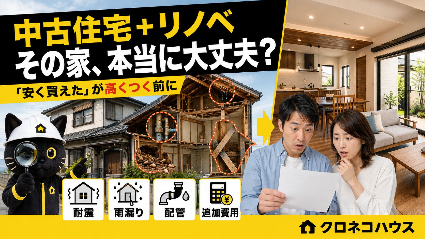 中古住宅＋リノベーションの注意点｜「新築より安い」とは限りません