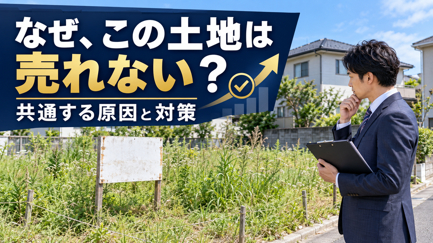 売れない土地に共通する原因と対策｜早く売却するための8つのポイント